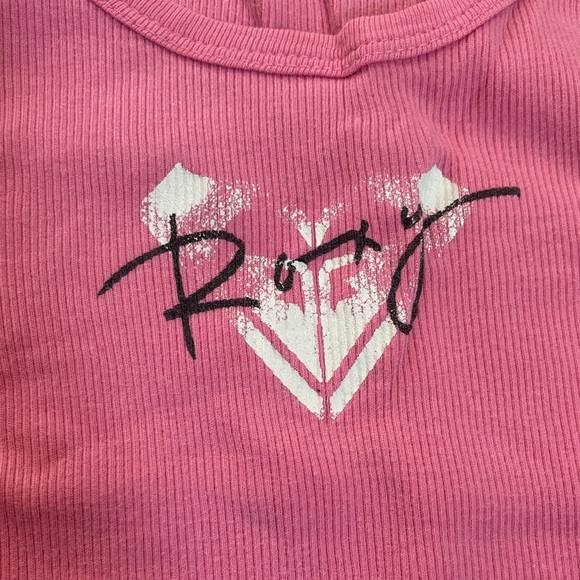 Roxy Pink Ribbed Tank Top - Roxy - Picture 2 of 4